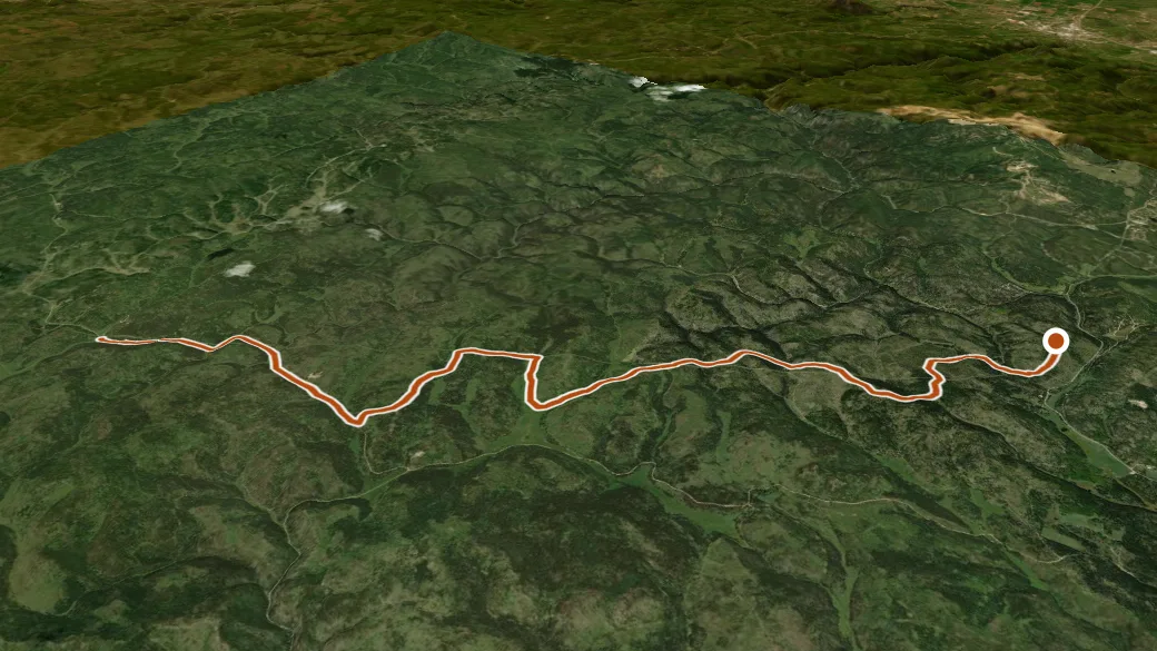 3-D terrain view of Snow-5