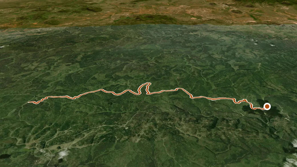3-D terrain view of Snow-1