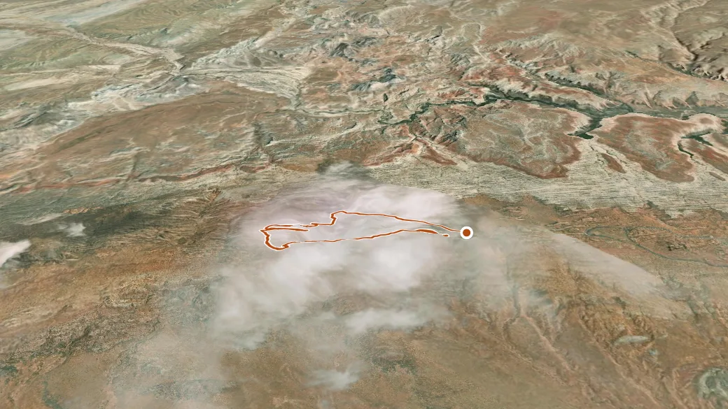 3-D terrain view of Primitive Loop