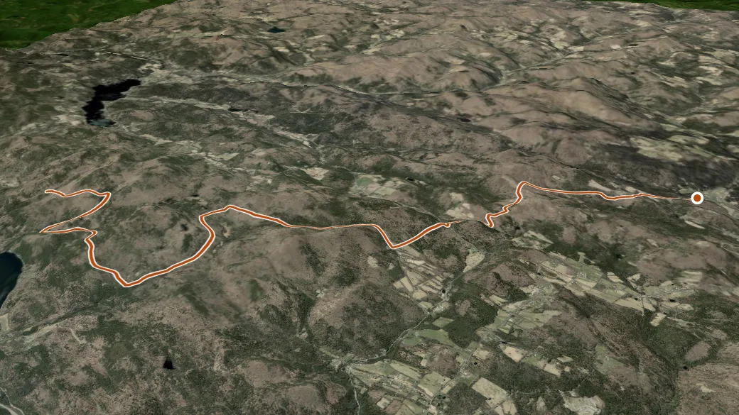 3-D terrain view of 25