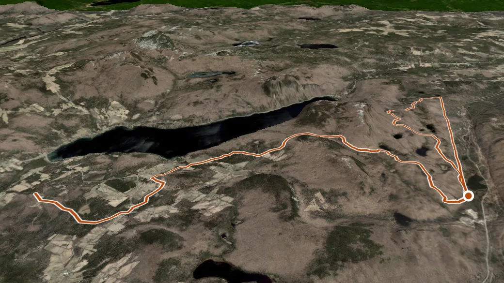 3-D terrain view of C-5