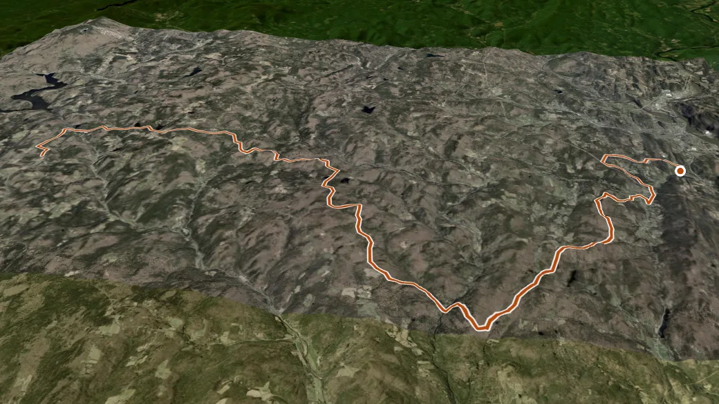 3-D terrain view of 9