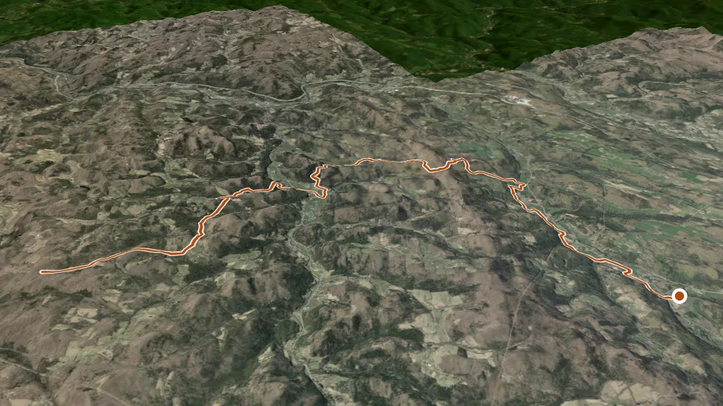 3-D terrain view of 14