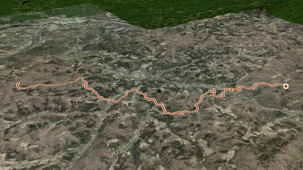 3-D terrain view of 125