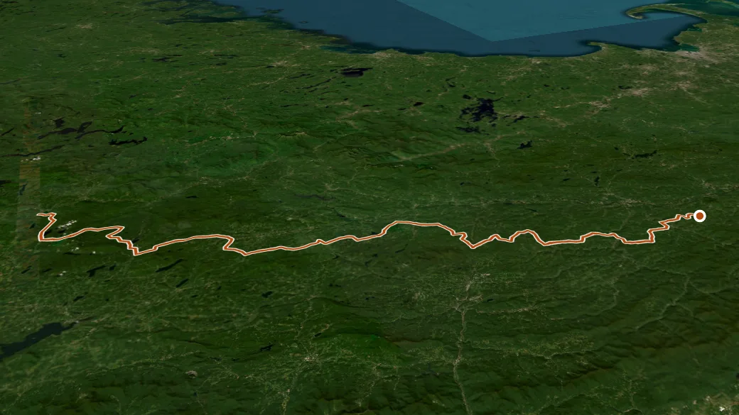 3-D terrain view of Vtxl