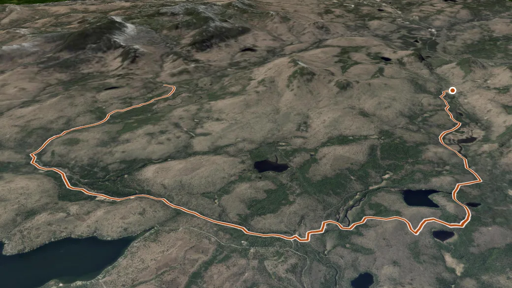 3-D terrain view of C-98