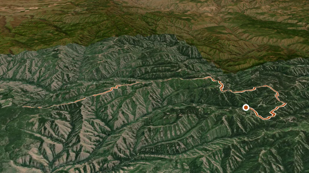 3-D terrain view of Skyline