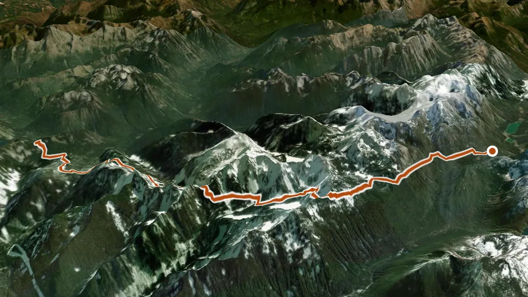 3-D terrain view of Pcnst-S-Skykomish