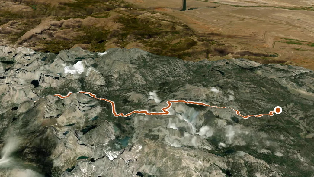 3-D terrain view of Bear'S Ears